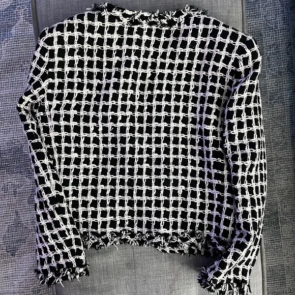 Plaid Print Evening Jacket - Picture 9 of 9